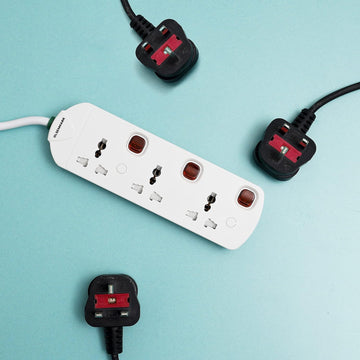 3-Way Multi-Switch Extension With Universal Socket