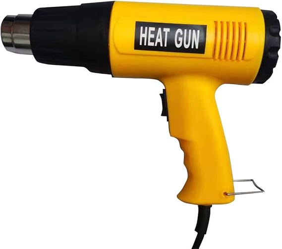 Corded Electric Heat Gun And Hot Air 2 Modes Adjustable For Shrink Wrapping, Soldering, Paint Stripping, Tube Bending, Bbq
