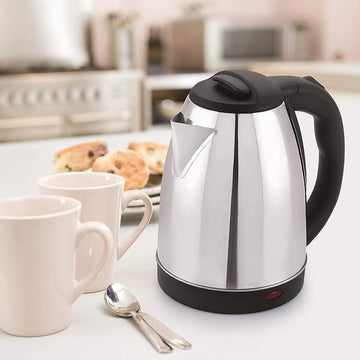 Electric Kettle | Stainless Steel Kettle | Boil Dry Protection & Auto Shut Off Feature | Ideal for Hot Water, Tea & Coffee Maker | 1500W