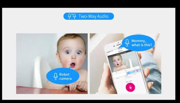 1PC 1080P High-definition Baby Monitor Wireless WiFi IP Camera Robot Monitoring Camera