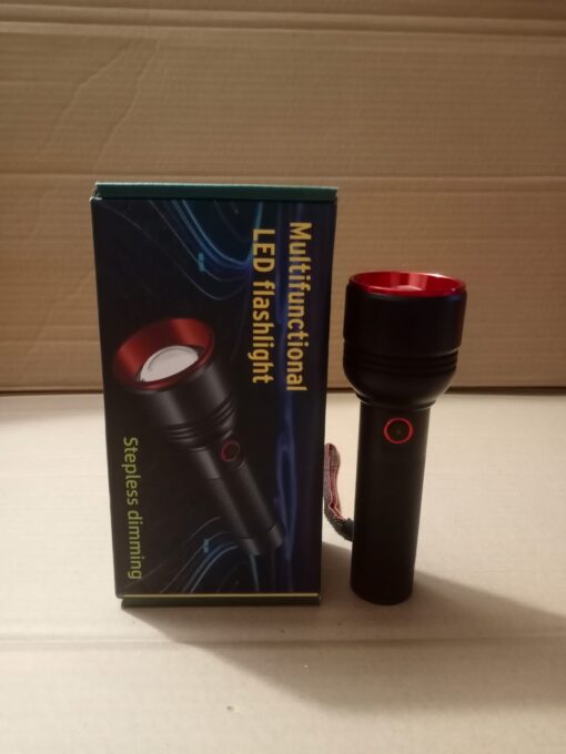 Range Rechargeable High Power Laser Waterproof Tactical Flashlight