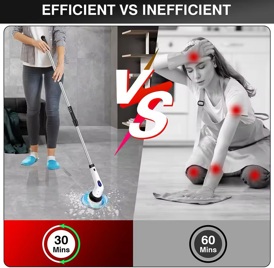 9 in 1 Electric Cleaning Brush