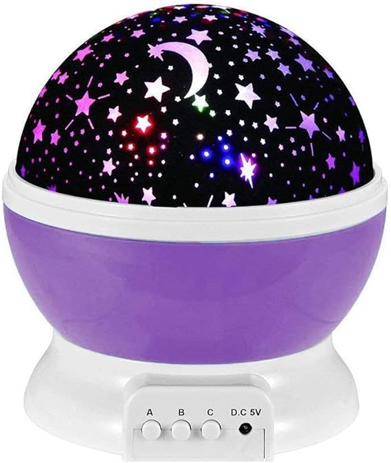 Romantic Sky Star Master Night Light Projector Children Kids Baby Sleep Lighting USB Lamp LED Projection