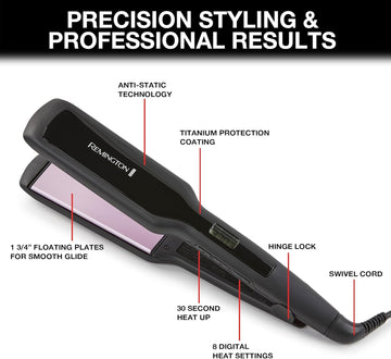 Remington S5520 Hair Straightener (Purple)