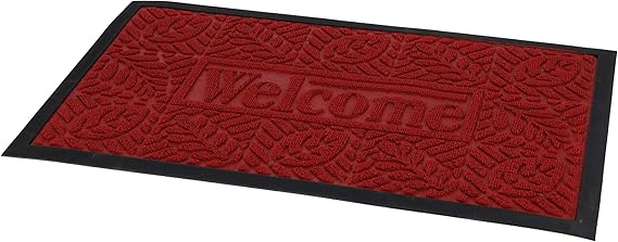 Door mats 40 x 60 cm, stain resistant and absorbent floor mats, low-profile floor mats for front and rear doors and entrances