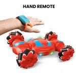 RC Racing Car (Remote Control, Watch) - Equipped with Smart Bracelet for Gesture Control Shockproof Design, Rechargeable Battery