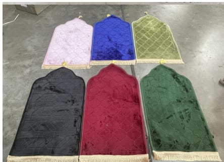 Prayer Rug Muslim Prayer Mat Islamic - Thick Prayer Rug Sajadah for Men Women...