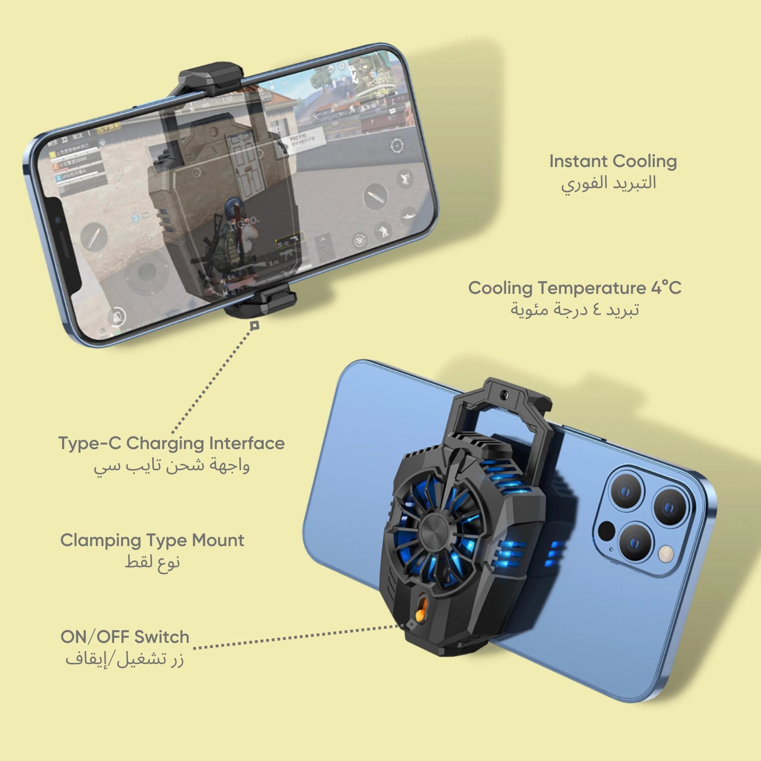 Hoco - Mobile Phone Gaming Cooler (GM10)